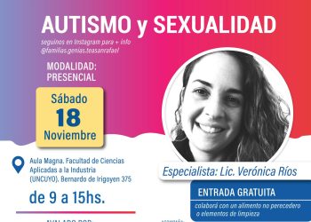 “Familias genias”: organizan una jornada de “Autismo y sexualidad” para este sábado