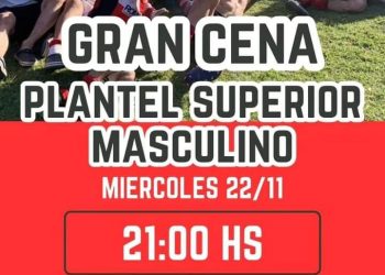 Fin de año: San Jorge Rugby Club llevará a cabo mañana una cena de gala