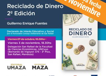 Libro “Reciclado de dinero”: «El lavado de dinero es una actividad ilícita, como es el tráfico de armas y la prostitución»