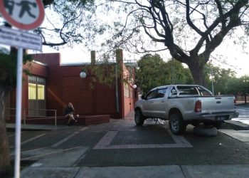 Choque frente a la escuela Ejército de los Andes