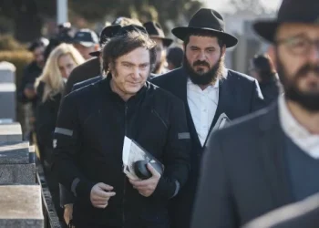 Javier Milei visitó la tumba del «rebe de Lubavitch» en Nueva York