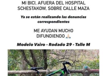 Dos nuevos robos de bicicletas: uno en pleno centro (video) y otro en el hospital