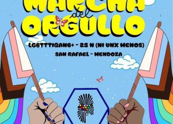 25 N: este sábado se llevaráa cabo una nueva edición de la Marcha del Orgullo en San Rafael