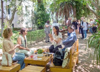 Almuerzo en la Casona de Iselín en conmemoración de los 120 años de la llegada del tren a San Rafael