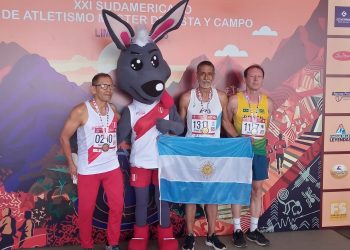 Mario Barrozo y una participación histórica en el Sudamericano de atletismo Master