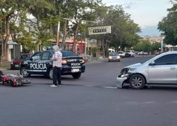 Otra motociclista lesionada
