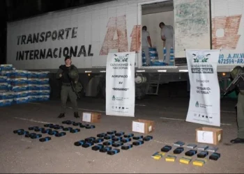 Secuestran 60 kilos de cocaína ocultas en un cargamento de bananas que iba al Mercado Central