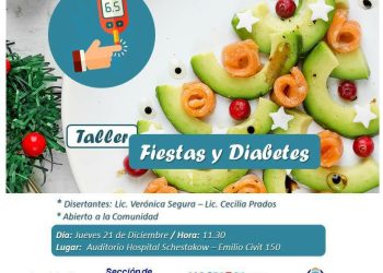 De cara a las Fiestas se llevará a cabo el jueves un taller destinado a pacientes diabéticos