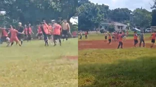 Conmoción en el fútbol: un árbitro apuñaló a un jugador de 21 años en pleno partido de fútbol
