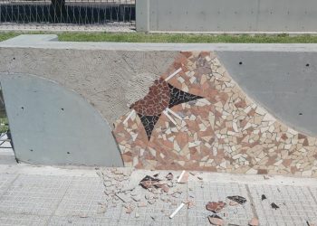 Dañaron los murales del Paseo Luis Huerta: “Uno hace todas estas obras para que la gente las pueda disfrutar”