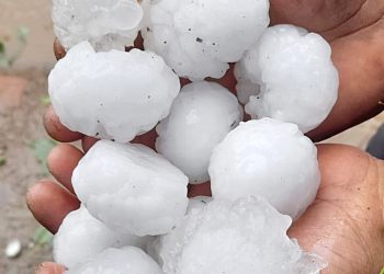 Impresionante tormenta de lluvia y granizo azotó nuestro departamento