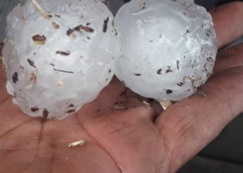 Feroz temporal de viento, lluvia y granizo se desató en San Rafael