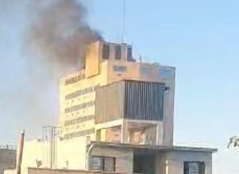 Principio de incendio en la terraza del Tower