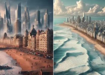 Un viaje hacia el futuro: la inteligencia artificial predijo cómo se va a ver Mar del Plata en 100 años