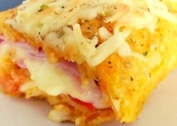 Una receta sencilla pero deliciosa: Rollo de papa con queso y jamón