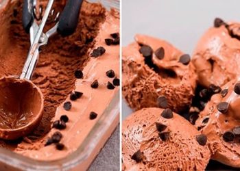 Una receta para terminar el verano bien arriba: Helado de chocolate casero
