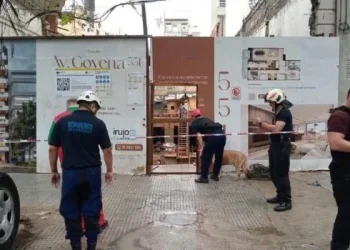 Dos personas murieron en un derrumbe en Buenos Aires