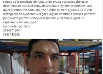 Buscan a un jujeño que fue asaltado y golpeado en San Rafael