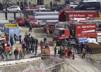 Mueren cinco personas en el derrumbe de una obra en construcción en Florencia