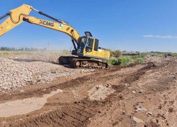 Hidráulica intensifica la defensa aluvional en varios puntos de San Rafael