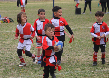 San Jorge comenzó con sus actividades en el rugby infantil y fomenta su crecimiento