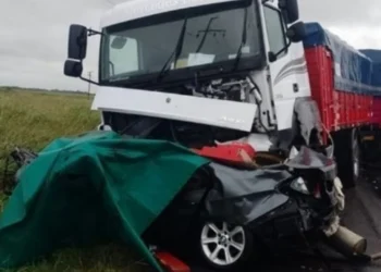 Otra tragedia sobre una ruta argentina: murieron dos personas luego de que su auto chocara de frente contra un camión