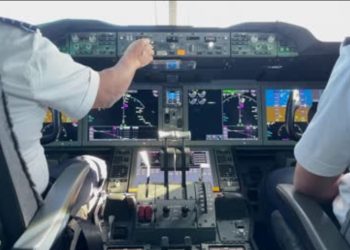 Azafata habría causado la caída de un avión al apoyarse en un interruptor cuando le servía comida a los pilotos