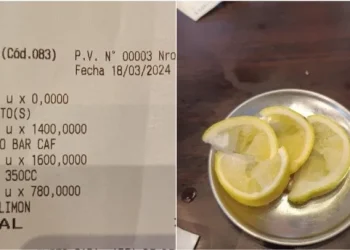 Compró una gaseosa en un bar, pidió la cuenta y en el ticket descubrió  un increíble recargo