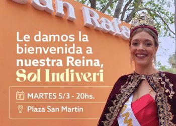 Este martes en Plaza San Martín será la bienvenida de Sol Indiveri