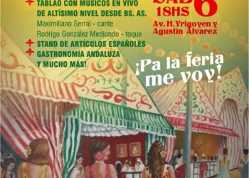 Con artistas nacionales: preparan un importante espectáculo de baile flamenco y stand de gastronomía española