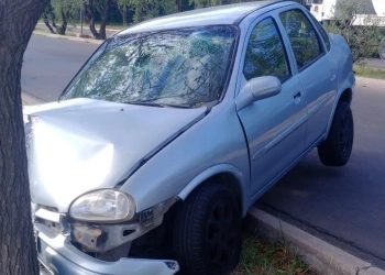 Otro choque, ahora en avenida Rivadavia