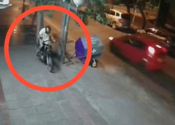 Robaron una moto en pleno centro
