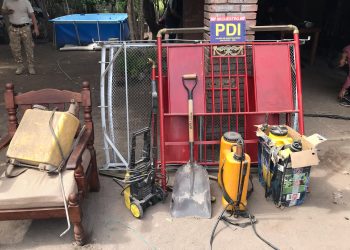 Goudge: voluminoso secuestro tras un allanamiento que dejó dos aprehendidos