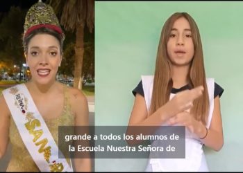 Chicos de la escuela de ortofonía y sordos grabaron un emotivo video para nuestra reina Sol Indiveri