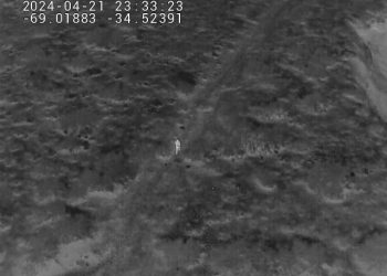 Un dron guió a un hombre y a su perro perdidos en Agua del Toro. Mirá el video con visión nocturna