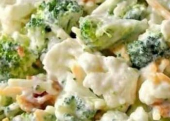 Cómo hacer una ensalada deliciosamente dulce de coliflor y brócoli