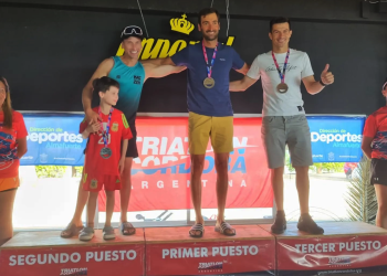 Muy buena tarea de Facundo Clemente y Denis Méndez en el triatlón Half de Córdoba