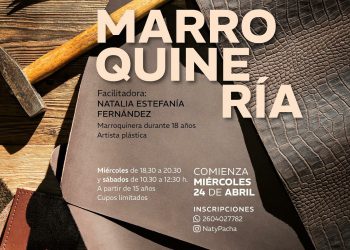 Invitan a participar de un taller gratuito sobre marroquinería