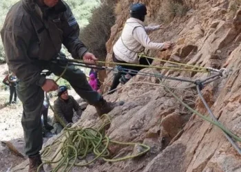 Rescataron a una mujer que sintió pánico al descender un cerro en Tunuyán