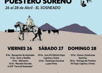 En El Sosneado: se realizará la 28ªedición de la Fiesta del Puestero Sureño