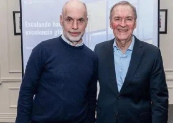 Schiaretti y Larreta disertaron en Nueva York y marcaron su postura sobre la ley Bases