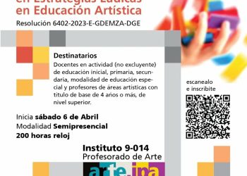 El Instituto Profesorado de Arte realiza las últimas inscripciones para el cursado de dos postítulos