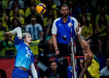 Argentina cayó en tie-break ante Brasil en el segundo partido de la VNL