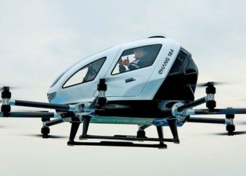 Innovación: el primer taxi volador no tripulado empezó a transportar pasajeros en China