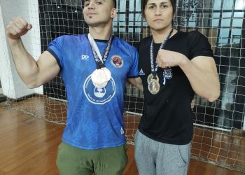 Leandro Bonomo y Sebastián Arguello ganaron medallas doradas en el torneo nacional de “pulseadas” de Santa Fe