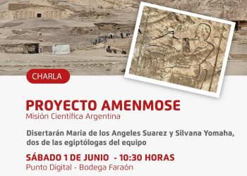 Amenmose: Silvana Yomaha brindará mañana una charla en General Alvear sobre el descubrimiento en Egipto del que fue parte