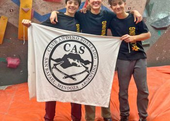 El Equipo Juvenil de Escalada del Club Andino Sosneado organiza una rifa a beneficio