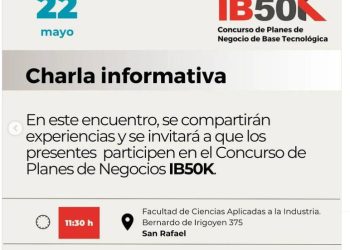 Charla sobre el Concurso de «Planes de Negocio IB50K»del instituto Balseiro