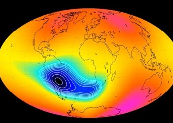 Una extraña anomalía crece en el campo magnético de la Tierra y podría afectar las comunicaciones