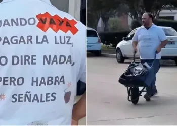¿Qué pasó con el hombre que pagó la luz con una carretilla?